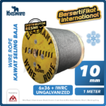 Wire Rope Kiswire Korea 6x36 + IWRC Ungalv 10Milimeter
