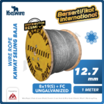 Wire Rope Kiswire Korea 8x19(S) + FC Ungalv 12,7Milimeter