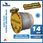 Wire Rope Kiswire Korea 8x19(S) + FC Ungalv 14Milimeter