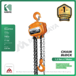 Chain Block Kondotec 1,5 Ton x 7 Meter - Image 2