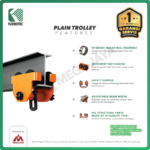 Plain Trolley Kondotec 10 Ton - Image 3