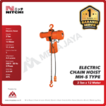 Electric Chain Hoist 3F Nitchi MH-5 3 Ton x 12 Meter - Gambar 2