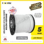 Braided Nylon (Kepang) Powertec 5Milimeter @60 Meter