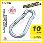 Carabiner Powertec Galv 10Milimeter