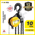 Chain Block Powertec 10 Ton x 10 Meter (10Milimeter)