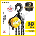 Chain Block Powertec 10 Ton x 7 Meter (10Milimeter)