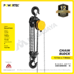 Chain Block Powertec 10 Ton x 7 Meter (10Milimeter) - Image 3