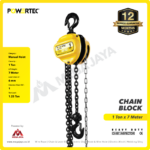 Chain Block Powertec 1 Ton x 7 Meter (6Milimeter) - Image 2