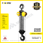 Chain Block Powertec 20 Ton x 5 Meter (10Milimeter) - Image 2