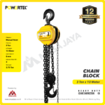 Chain Block Powertec 3 Ton x 10 Meter (8Milimeter) - Image 2