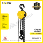 Chain Block Powertec 3 Ton x 10 Meter (8Milimeter) - Image 3