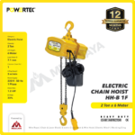Electric Chain Hoist 1F Merek Powertec HH-B 2 Ton x 6 Meter (7,1Milimeter) - Image 2