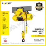 Electric Wire Rope Hoist 3F Powertec CD1 + Trolley 2 Ton x 12 Meter - Image 3