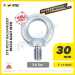 Eye Bolt Powertec Galv M30 - 3,6 Ton