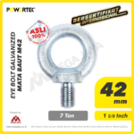 Eye Bolt Powertec Galv M42 - 7 Ton