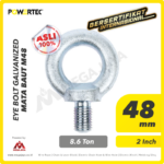 Eye Bolt Powertec Galv M48 - 8,6 Ton