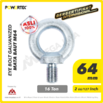 Eye Bolt Powertec Galv M64 - 16 Ton