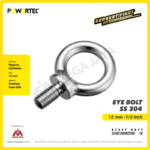 Eye Bolt Powertec SS 304 M12 - 0,17 Ton - Image 2