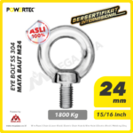 Eye Bolt Powertec SS 304 M24 - 0,9 Ton