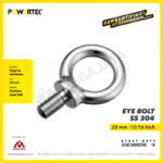 Eye Bolt Powertec SS 304 M24 - 0,9 Ton - Gambar 2