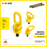 Swivel Eye Bolt Powertec M30 - 5 Ton - Image 2
