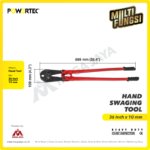 Hand Swager Powertec Tang Press 36" 10Milimeter - Gambar 3