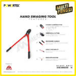 Hand Swager Powertec Tang Press 24" 3Milimeter-6Milimeter - Image 4