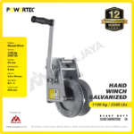 Hand Winch Powertec 2500 Lbs / 1100 Kg (Body Only) - Image 2