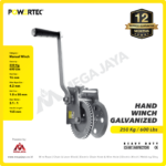 Hand Winch Powertec 600 Lbs / 250 Kg (Body Only) - Image 2