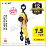 Lever Block Powertec 1,5 Ton x 1,5 Meter (8Milimeter)