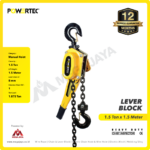 Lever Block Powertec 1,5 Ton x 1,5 Meter (8Milimeter) - Image 2