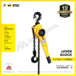 Lever Block Powertec 1,5 Ton x 1,5 Meter (8Milimeter) - Image 3