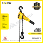 Lever Block Powertec 1 Ton x 1,5 Meter (6Milimeter) - Gambar 2