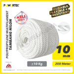 PP Multi (Nylon) Rope Powertec 10Milimeter - Cir 1 1/4" @10Kg