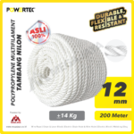 PP Multi (Nylon) Rope Powertec 12Milimeter - Cir 1 1/2" @14Kg