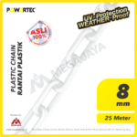 Plastic Chain Putih Powertec 8Milimeter 25 Meter