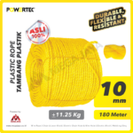 Plastic Rope Kuning Powertec 10Milimeter @11,25Kg