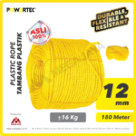 Plastic Rope Kuning Powertec 12Milimeter @16Kg