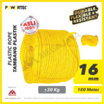 Plastic Rope Kuning Powertec 16Milimeter @30Kg