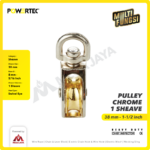 Pulley Powertec Chrome Single 1 1/2" - Gambar 2
