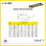 Quicklink Powertec Galv 8Milimeter - Image 3