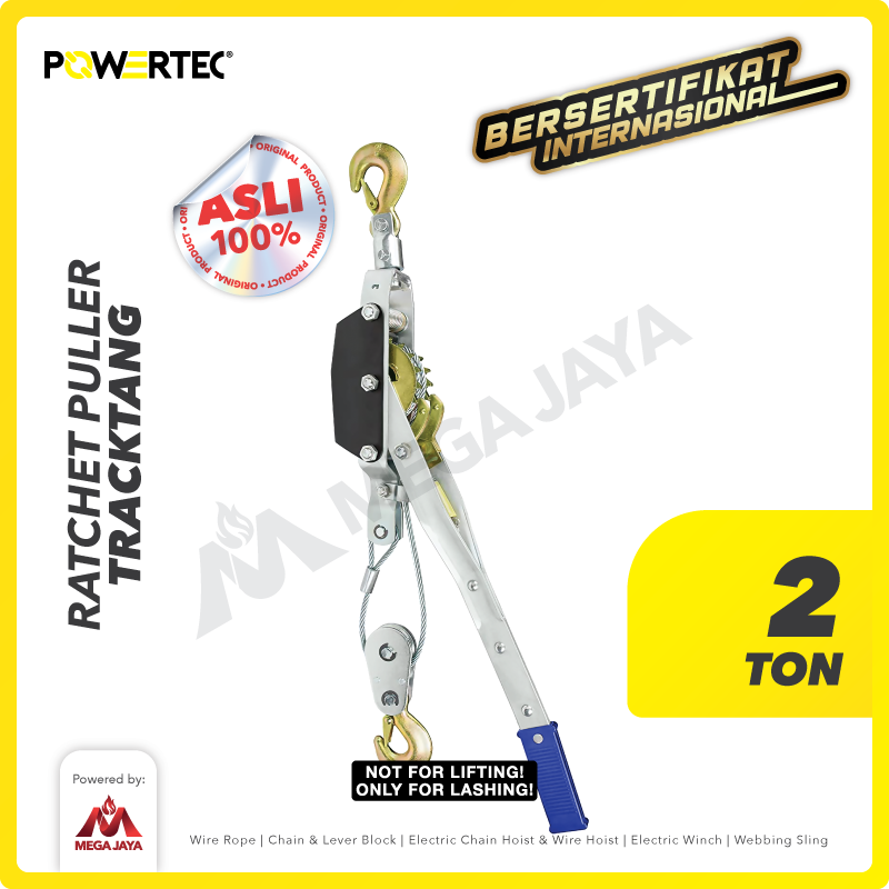 POWERTEC-Ratchet-Puller-2T.png Ratchet Puller Powertec 2 Ton - Gambar 1