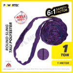 Round Sling Powertec (6:1) 1 Ton x 1 Meter (Ungu)