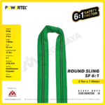 Round Sling Powertec (6:1) 2 Ton x 1 Meter (Hijau) - Image 2