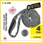 Round Sling Powertec (6:1) 4 Ton x 4 Meter (Abu)