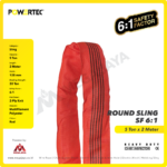 Round Sling Powertec (6:1) 5 Ton x 2 Meter (Merah) - Image 2