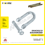 Shackle Powertec Galv D 22Milimeter - 7/8" - Image 2