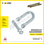 Shackle Powertec Galv D 38Milimeter - 1 1/2" - Gambar 2