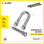 Shackle Powertec SS 304 D 8Milimeter - 5/16" - Image 2