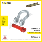 Shackle Powertec 209 4,75 Ton - 3/4" - Image 2
